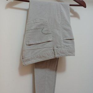 AEO grey corduroy jeggings